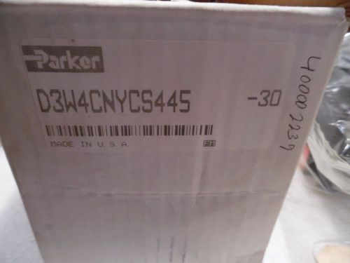 Parker Directional Control Valve Series D3W, 3000 psi D3W4CNY CS445 120V New