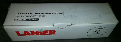 Lanier Dictation Instrument Hand Microphone Model HM-148 NEW IN ORIGINAL BOX.