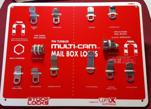 CompX National Pin Tumbler Multi-Cam Mailbox Locks  V69B-4 - Locksmith, locks