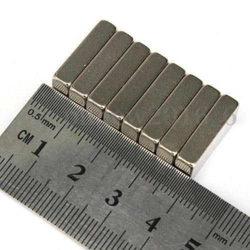 8Pcs N52 Strong Block Cuboid Magnets 20x10x5mm Rare Earth Fridge Neodymium US