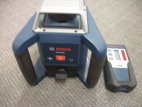 Bosch GRL400H Self-Leveling Rotary Laser with Laser Receiver ****LOOK****