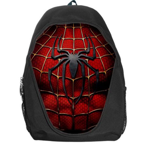 Spiderman Chest Logo Human Mutate Teen Kids Canvas School Backpack Bag Rucksack