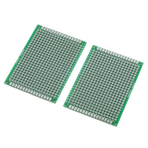 New Double Side Prototype PCB Tinned Green Universal Breadboard 5x7cm~FG