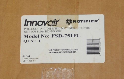 Notifier FSD-751PL Duct Smoke Detector