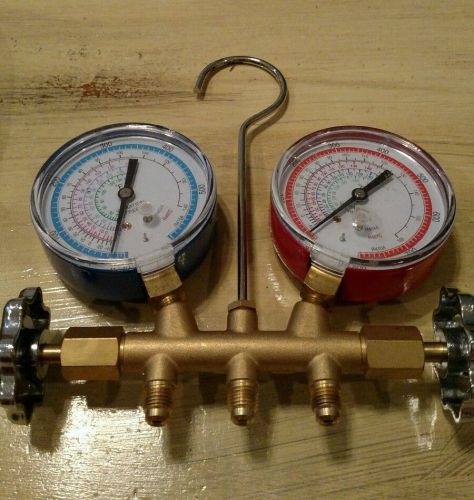 Dayton manifold gauge set, 2 valve, 3 hoses - 4pdg1 for sale