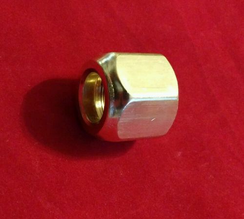 Refrigeration Air Conditioning Brass Flare Nut 3/4&#034; Short Forged