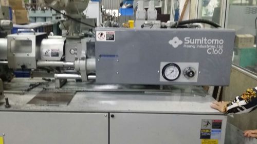 2008 sumitomo 50 ton accumulator toggle injection molding machine for sale