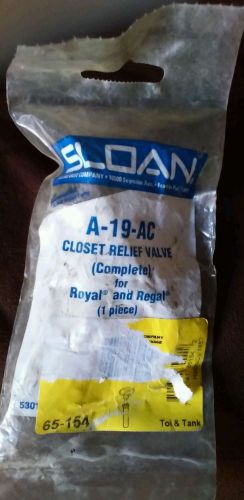 Sloan Closet Relief Valve A-19-AC