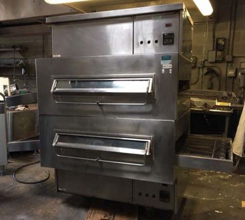 Middleby marshall double stack coneyor gas ovens  model# ps360s for sale
