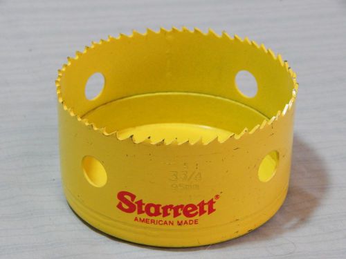 Starrett 55117 bi-metal dual pitch hole saw 3 3/4&#034;  1-5/8&#034; cutting depth h0334 for sale