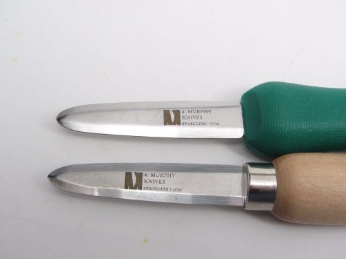 2 R MURPHY Providence Oyster Knife Shellfish Shucker Seafood Tools Poly Handle