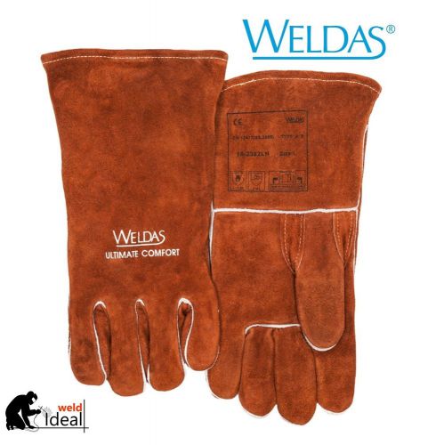 Weldas ultimate comfort mig/mag eletrode welding gloves high quality size l &amp; xl for sale
