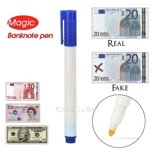 3Pcs Money Checker Counterfeit Detector Marker Fake Banknotes Tester Pen White