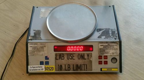 Cardinal Detecto Digital Counting Portion Control 10 Lb Capacity Lab Scale