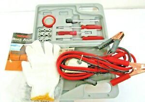 Car Travel Safety Set Fix It Tools 16 Piece In Case