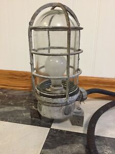 Vintage Keen Stonco Explosion Proof Light, LARGE! 12 1/2 Inches, HEAVY DUTY