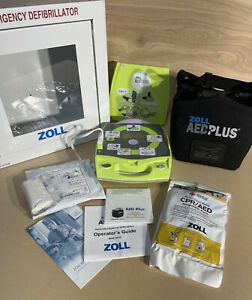 Zoll AED Plus Kit - Mounted Cabinet with Alarm, Emergency Defibrullator &amp; Case