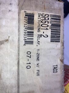 NEW IN BOX - Taco Switching Relay Single Zone SR501-2 Model 831081