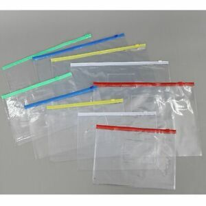 PVC zipper transparent file bag information bag Waterproof stationery bag Lots