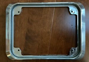 Used  Whelen 900 Series Chrome Mounting Flange.