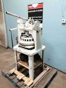 &#034;DUTCHESS RR389/RR409 &#034; HD COMMERCIAL 36 DOUGH CUTTER DIVIDER ROUNDER WITH PLATE