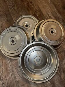 4- Vollrath Stainless Steel 62312  Plate Cover For 10-9/16&#034;- 10-5/8&#034; Plates