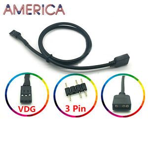 5V 3PIN RGB VDG Conversion Line Cable Connector Part for GIGABYTE Motherboard US
