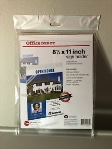 sign holder 8 1/2 x 11 inch from office depot