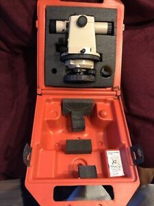 David White LT8-300 Universal Optical Level Transit W/ Tripod