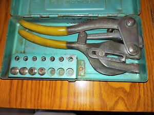 Roper Whitney  No 5 punch set