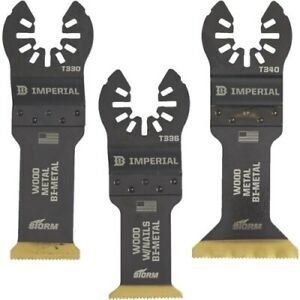 Imperial Blades ONE FIT 3-Pack STORM Oscillating Blade Assortment