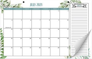 Aesthetic Greenery Desk Calendar 17&#034;x11&#034; - Desktop/Wall Calendar for Easy Planni