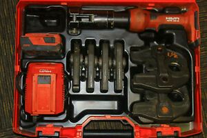 Hilti Npr32-a pipe press NPR 32-A in Case w/ 1 Battery, Charger &amp; Accessories