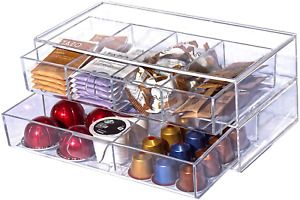 ImpiriLux Two Drawer Stackable Acrylic Organizer  Storage | Office Supplies, Co