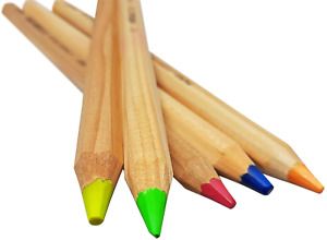 LYRA dry highlighters pencils bible safe and office supplies, unlacquered Neon h