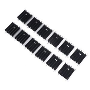 12 PCS Aluminum Heat Sink for TO220 L2.ca