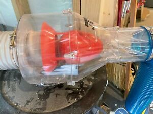 Jet cyclonic dust collector separator for woodworking