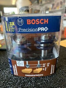 Bosch Precision Pro 85625MC 1-5/8 In. Ogee Stile &amp; Rail Router Bits New