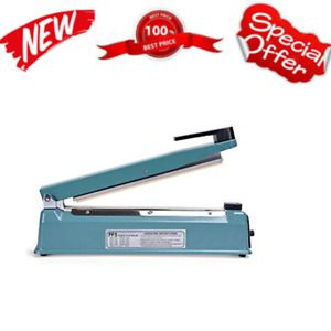 Impulse Bag Sealer 12 inch Heat Sealer Poly Bag Sealing Machine Manual Plastic