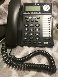 AT&amp;T 993 2 Line Display Speakerphone with Caller ID. TESTED WORKS! w/wall Mount