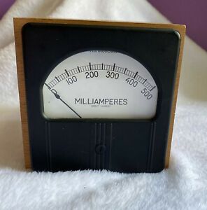 WESTINGHOUSE MILLIAMPERES GAUGE Direct Current RX-37 Style 1160119A