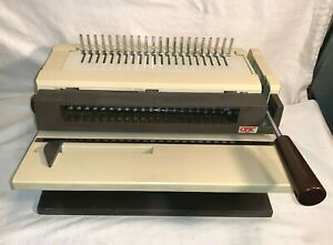 GBC 450-KM-2 Heavy Duty Plastic Comb BOOK Pamphlet Booklet BINDING MACHINE