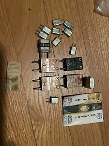 LOT OF Vintage Quartz Radio Crystal 7290 KC Type Z-2 Petersen Radio Co.