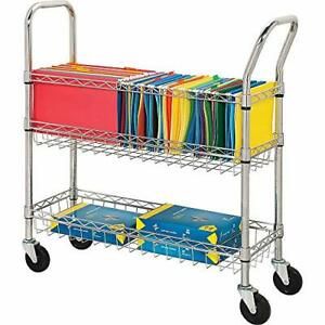 Lorell LLR84857 Wire Cart
