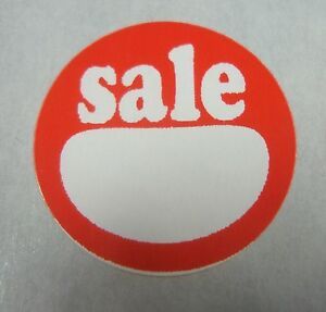 120 Self-Adhesive Sale 1&#034; Labels Stickers Retail Store Supplies