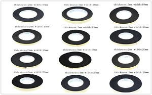 Self Adhesive Foam Sealing Tape Strip  Sponge Rubber 1/2/3/5mm Thick  MR S n$