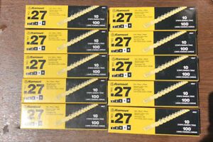 10 Boxes - RAMSET .27 Cal 4RS27 10 Strips 100 Loads - Mint In Box - FREESHIP