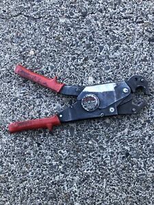 Crimper Burndy OUR840, Copper Hytool Full Cycle Ratchet Crimping Tool