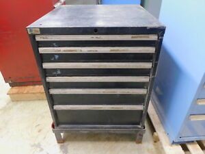 LISTA 6 DRAWER INDUSTRIAL CABINET 28 1/4 X 28 1/2 X 39 3/4 TOOL STORAGE TOOLING