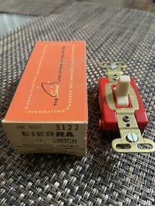 Sierra  5122 Switch Three Way Toggle Switch 20 AMP 120-227v AC Only Qty. 1